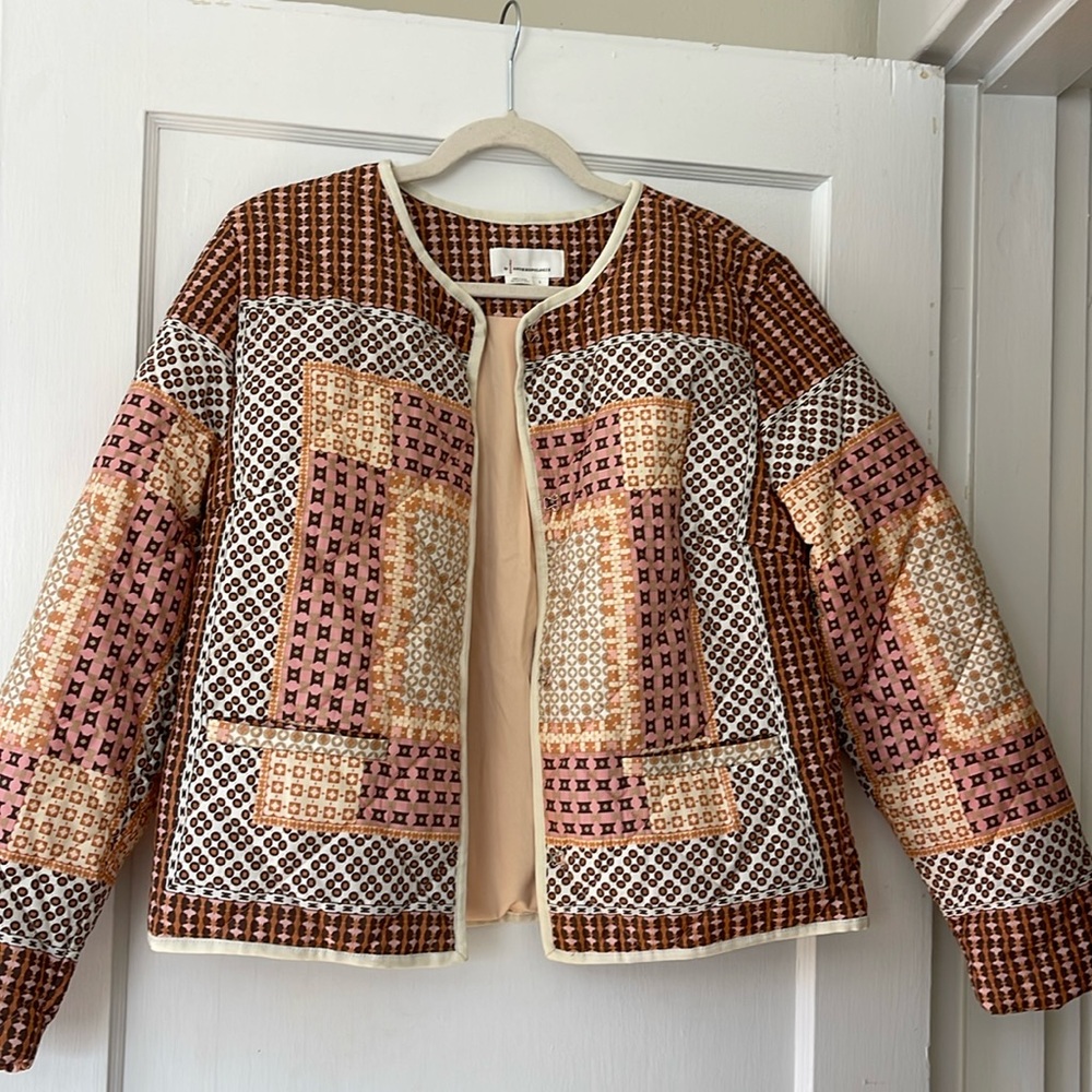 Large Anthropologie puffer coat